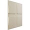 Ekena Millwork 19 5/8in. W x 19 5/8in. H Galveston EnduraWall Decorative 3D Wall Panel Covers 2.67 Sq. Ft. WP20X20GLEPE - alternate 6